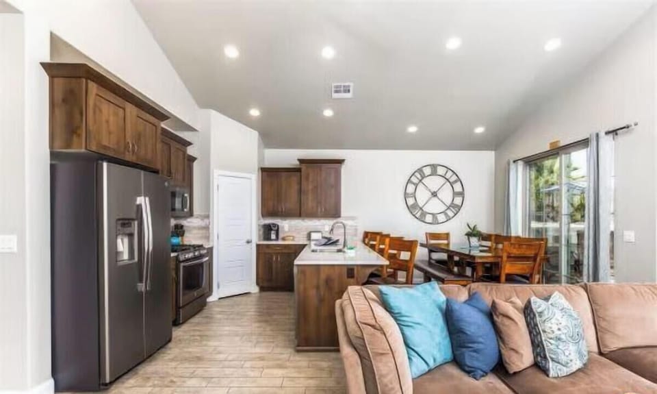 Great Room with Kitchen and Dining