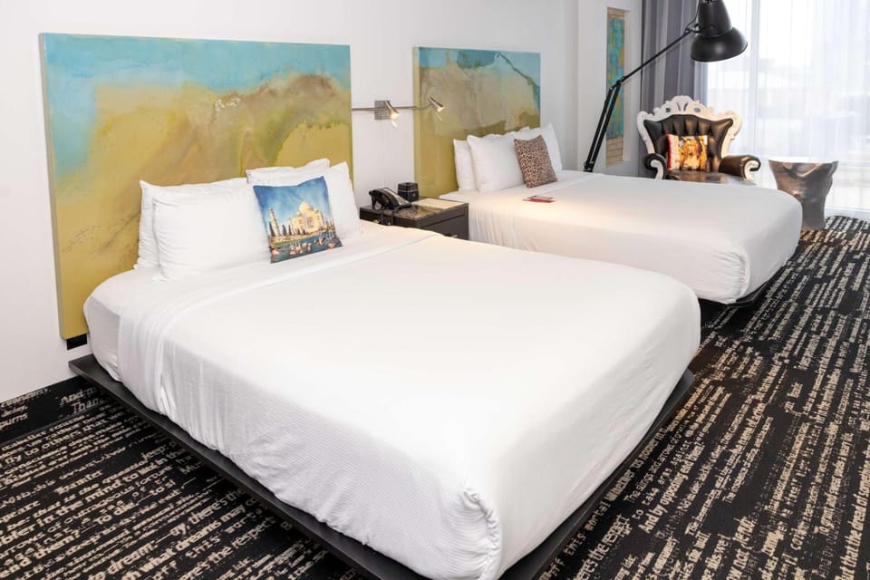 Bedroom. Interior and views may vary based on location and availability