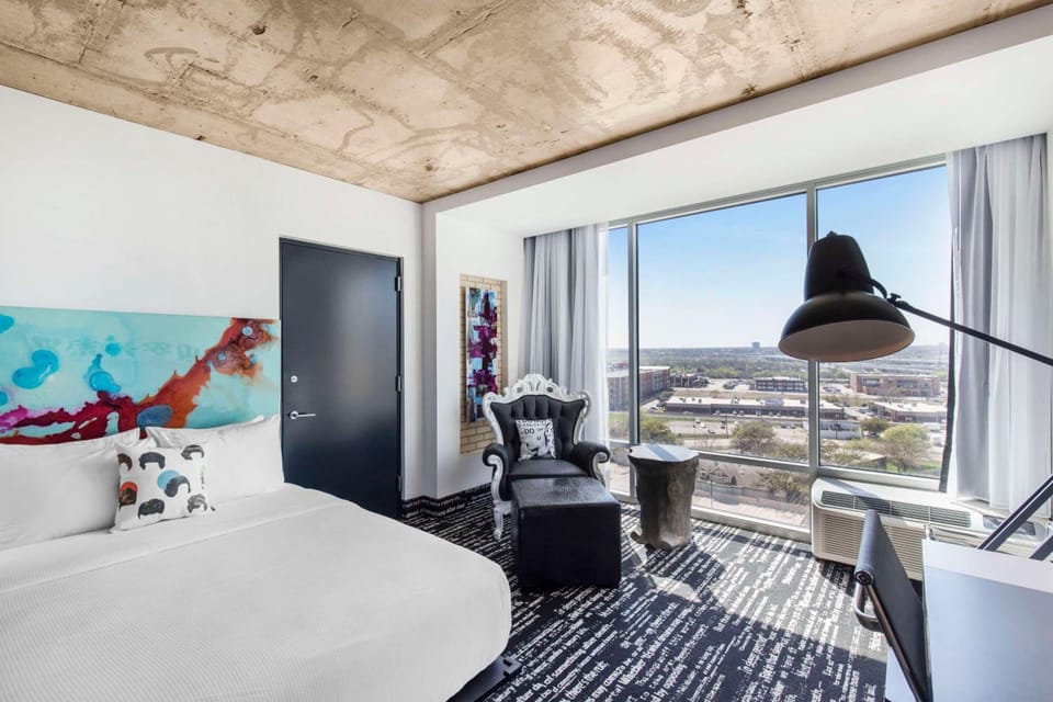 Bedroom. Interior and views may vary based on location and availability
