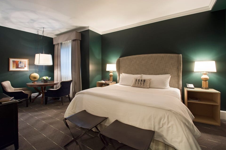 Bedroom. Interior and views may vary based on location and availability.