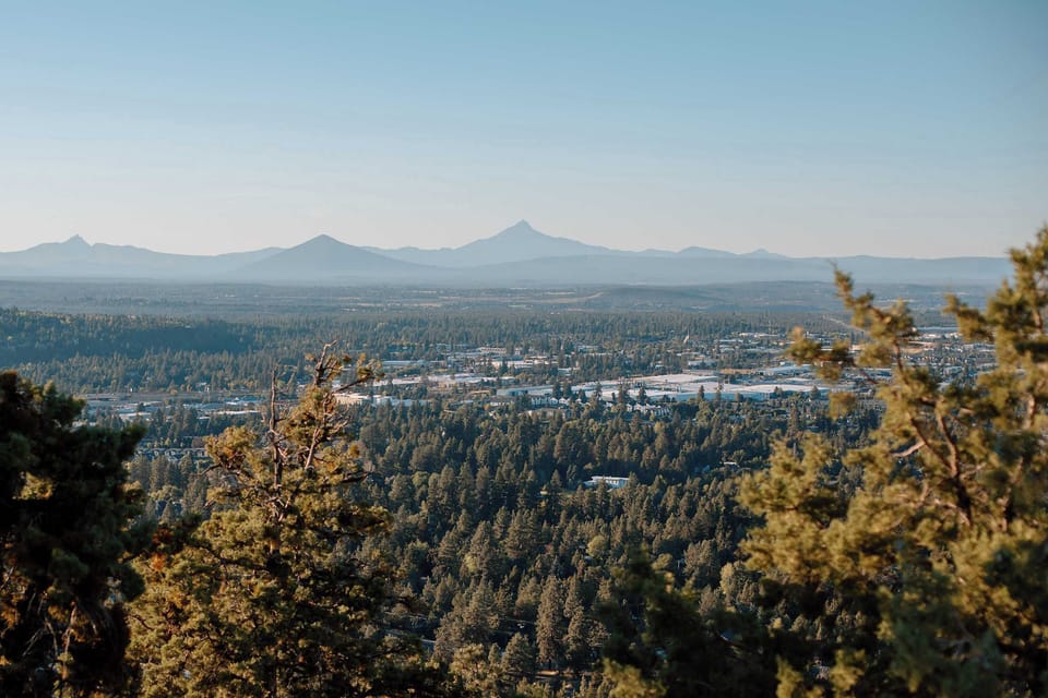 Hike or drive up Pilot Butte for breathtaking views of Bend - just minutes away!