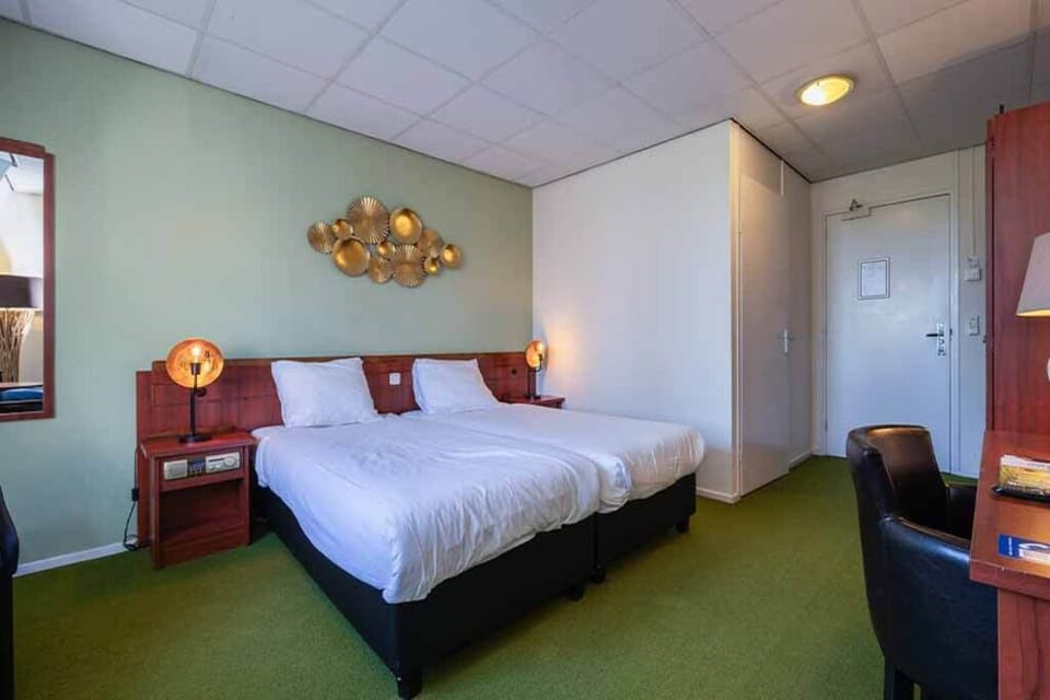 Bedroom. Interior and views may vary based on location and availability