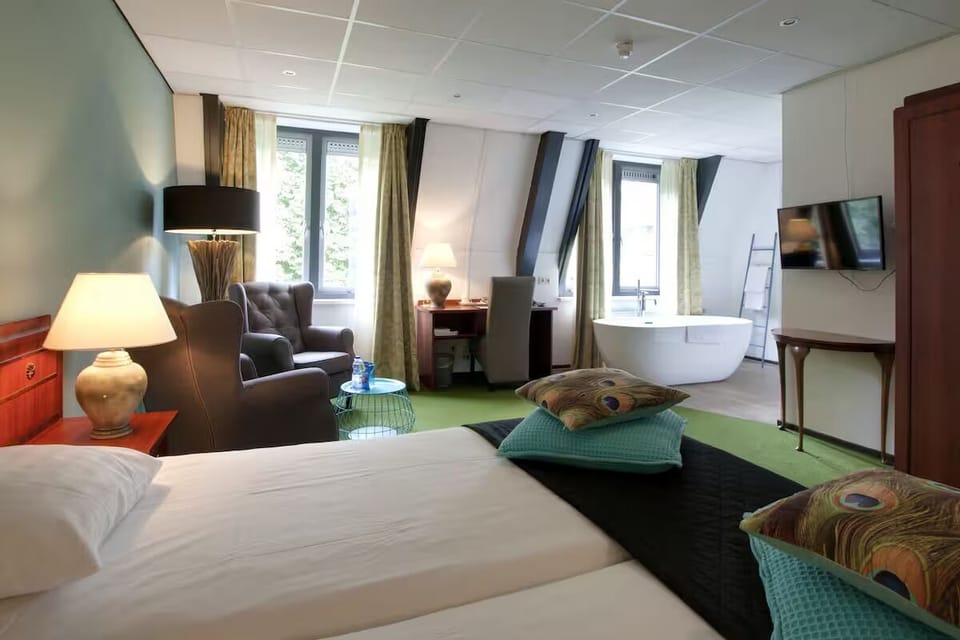 Bedroom. Interior and views may vary based on location and availability