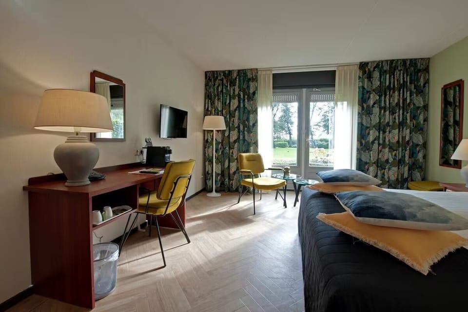Bedroom. Interior and views may vary based on location and availability