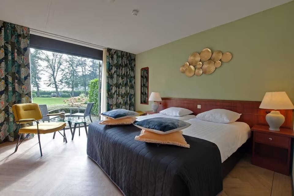 Bedroom. Interior and views may vary based on location and availability