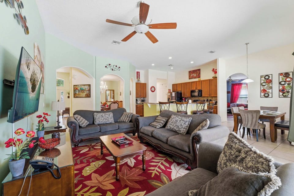 Open-concept living designed for gathering, dining, and making memories