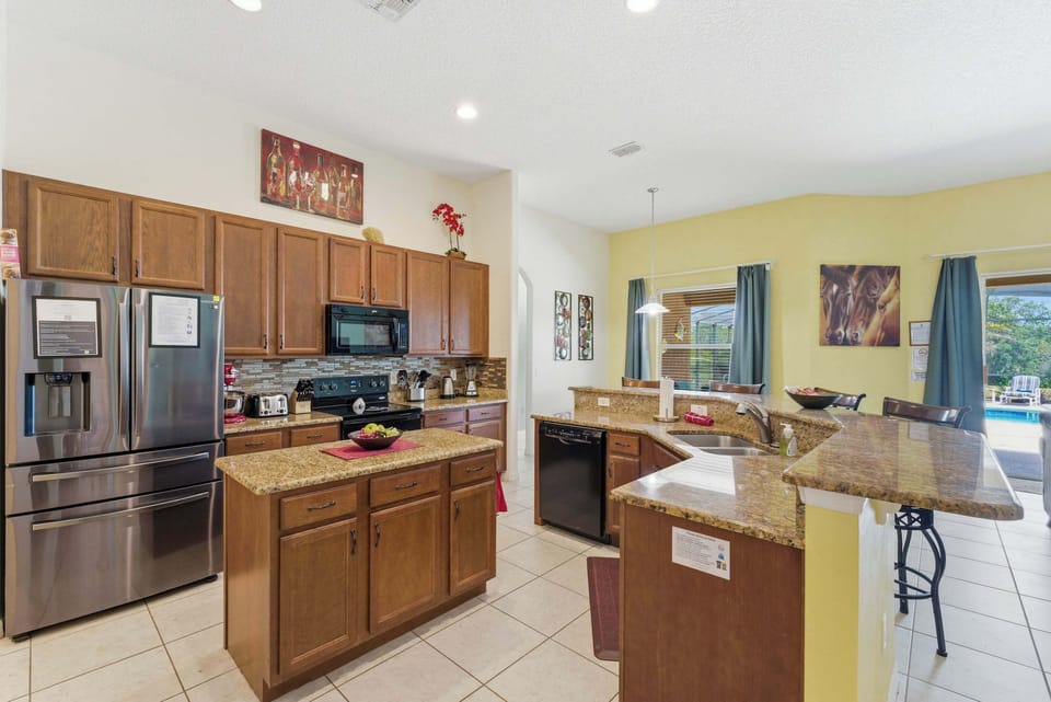 A fully equipped kitchen ready for family meals and vacation favorites