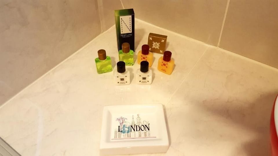 Bathtub, free toiletries, hair dryer, bidet