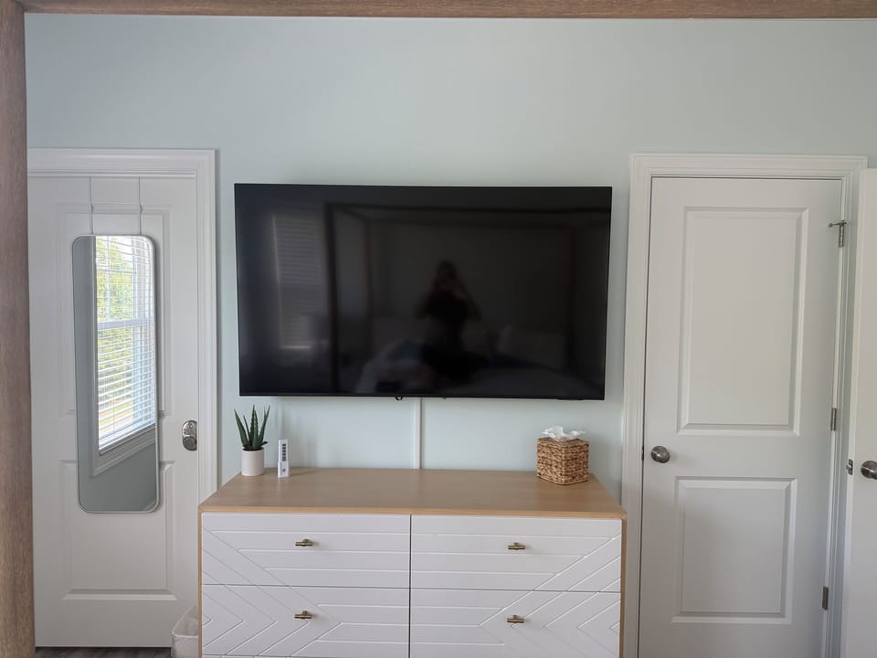 Master Bedroom Features Smart TV