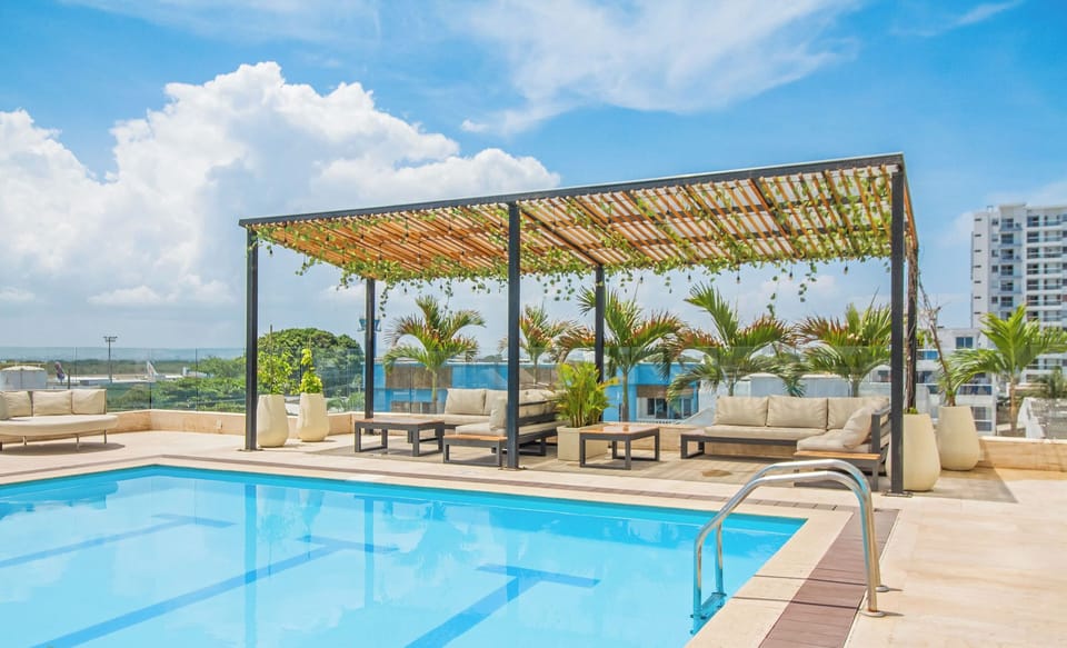 2 outdoor pools, pool umbrellas, sun loungers