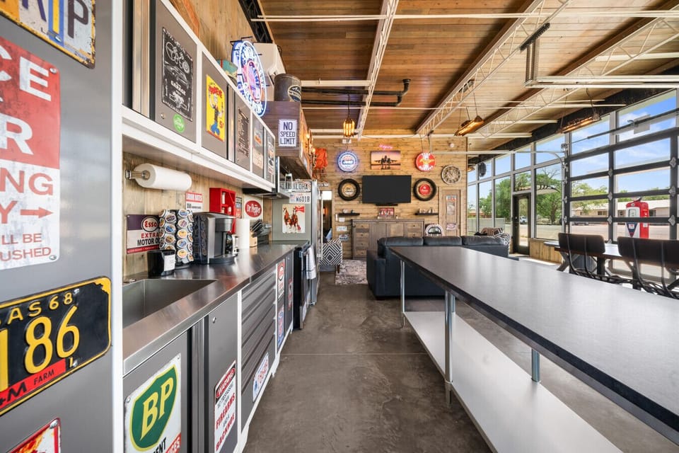 Garage Themed Kitchen!