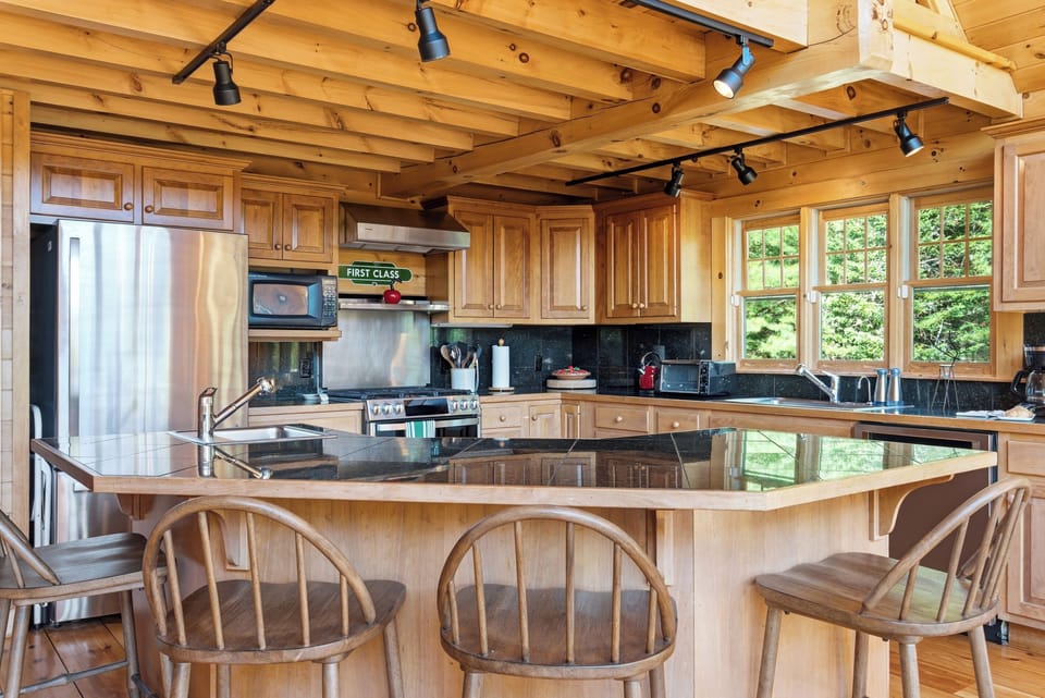 Prepare everything from quick snacks to gourmet meals in the spacious, well-appointed kitchen.