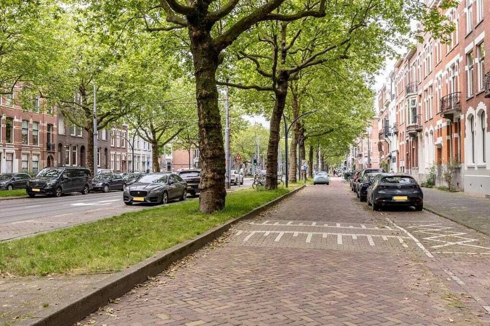 The apartment is located in Rotterdam West, a lively and diverse area known for its mix of historic buildings, local cafés, shops, and everyday amenities. Public transport connections are close by, with easy access to the city center and surrounding neighborhoods.
