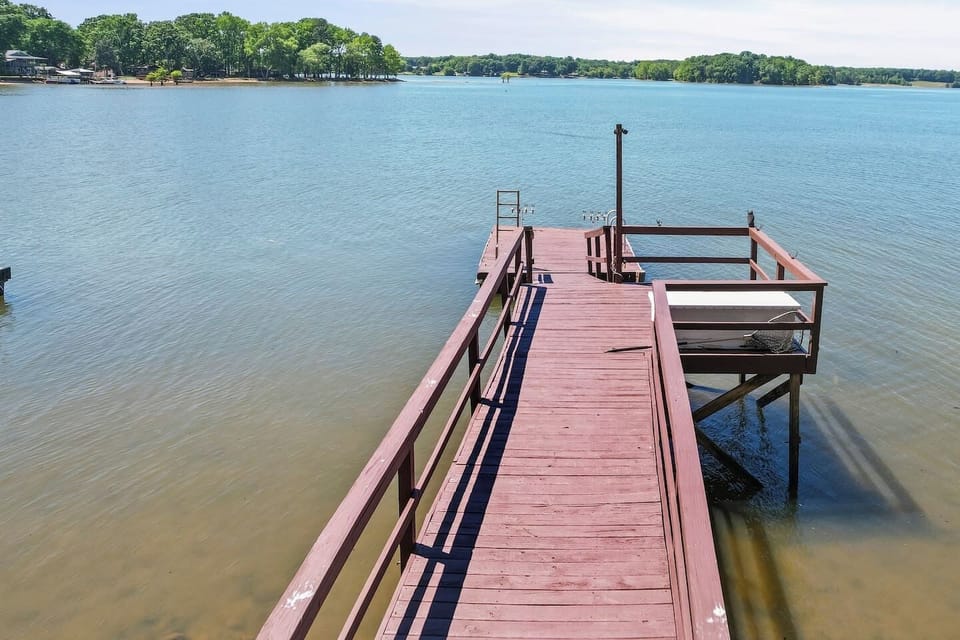 One of the most expansive views of the entire lake right from your dock.
