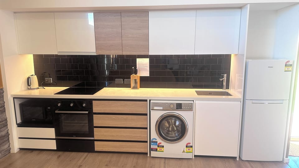 Microwave, oven, stovetop, electric kettle