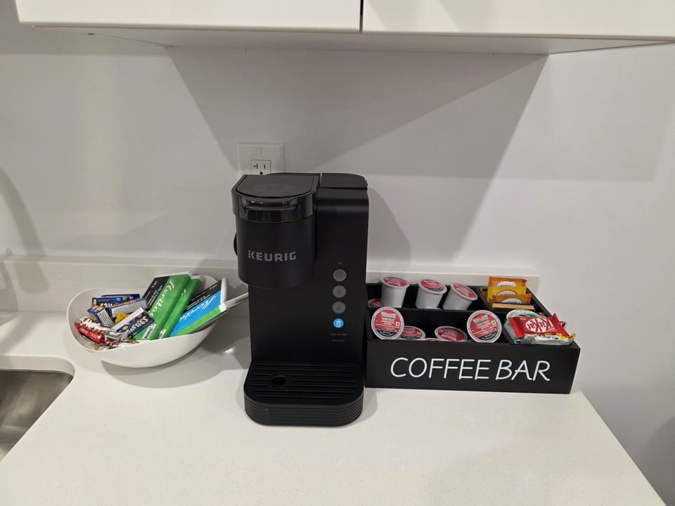 Coffee machine + Coffee bar
