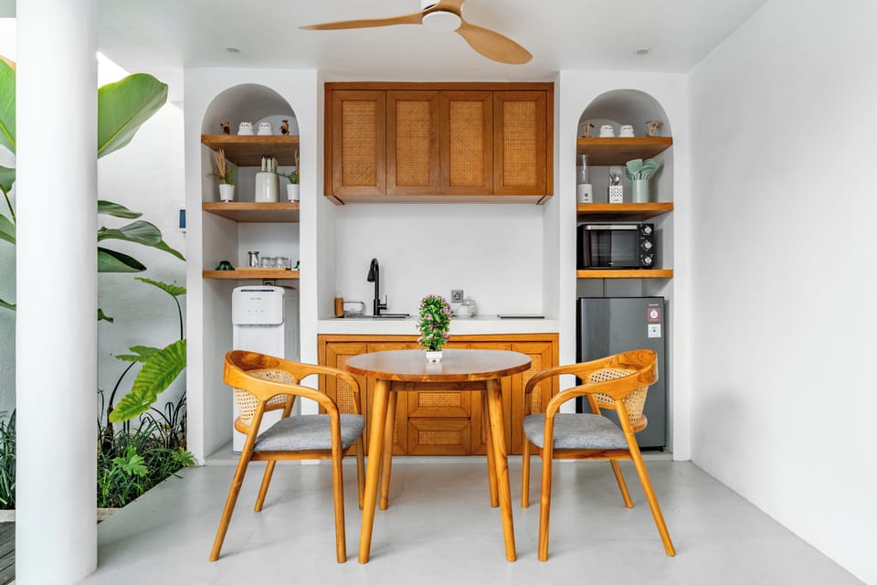 Villa, 1 Queen Bed, Private Pool, Pool View | Private kitchenette