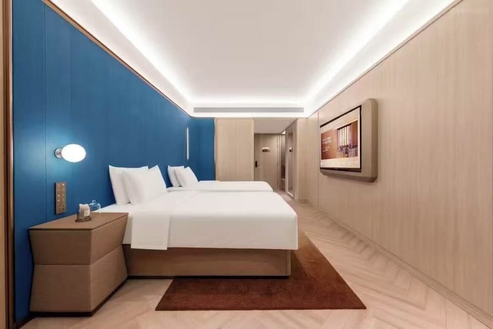 Basic Twin Room, City View | Premium bedding, pillowtop beds, free minibar, desk