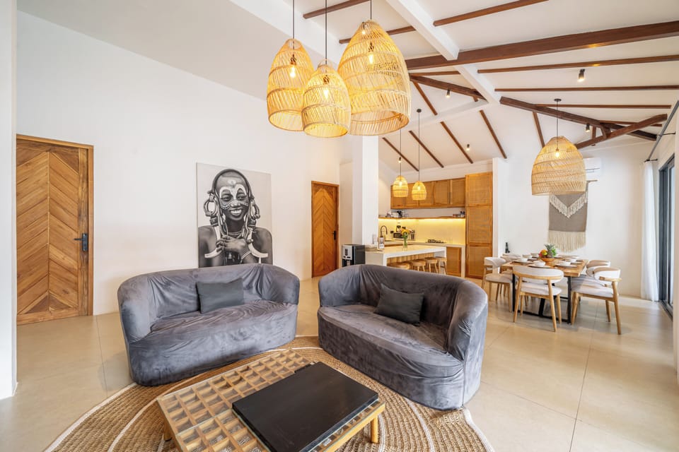 Premium Villa, Pool View | Living area | 50-inch Smart TV with digital channels