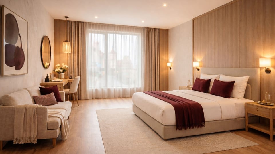 Deluxe Suite | In-room safe, desk, laptop workspace, blackout drapes