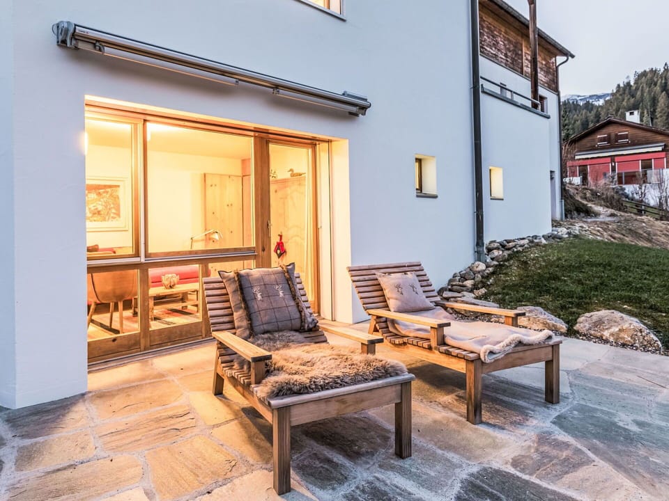 Home, Cottage, Mountain Range, Porch, Balcony, Chair, Eco Hotel, Villa, Mountain Village, Lumber