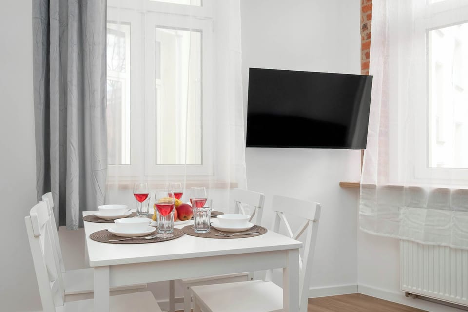 You can watch your favorite shows on the flat-screen TV in the elegant living area.