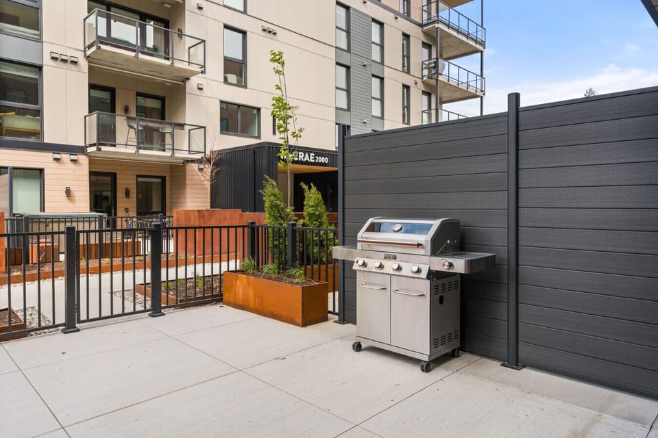 Private patio - BBQ