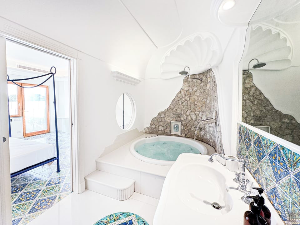 Deluxe Double Room, Terrace, Sea View | In-room safe, desk, soundproofing, iron/ironing board (on request)