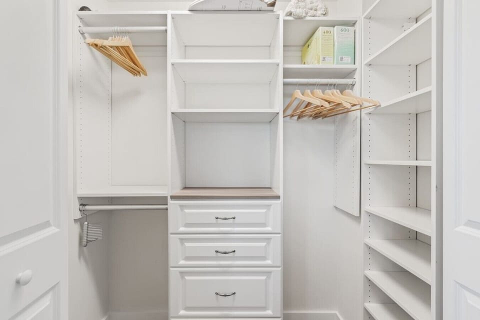 Extra storage space means more room to settle in and feel at home