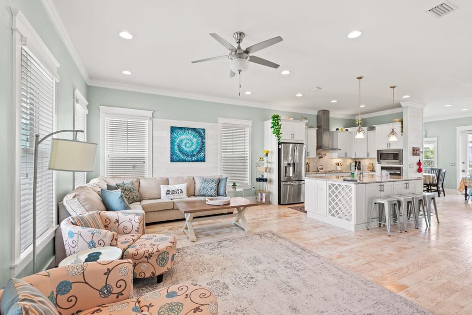 House, Multiple Beds (Sea Haven) | Living area