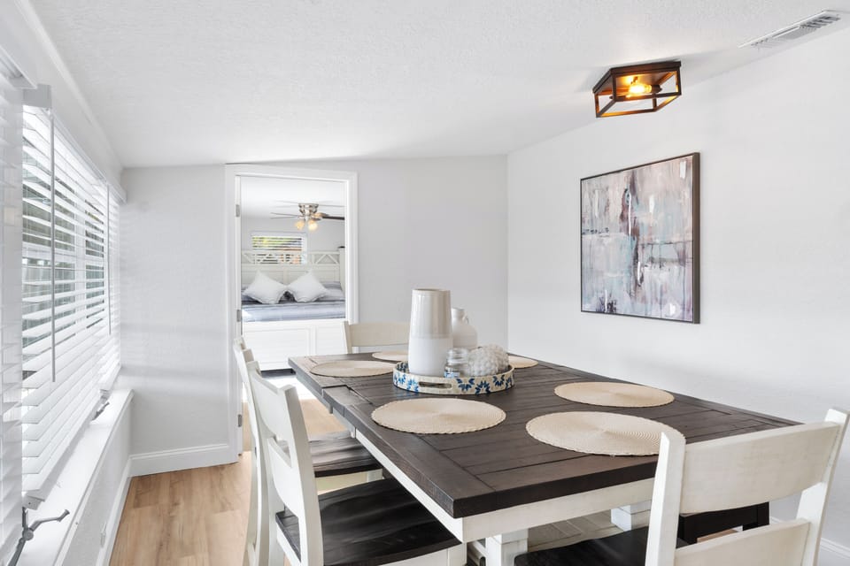 Gather around this stylish dining table, where every meal becomes an experience.