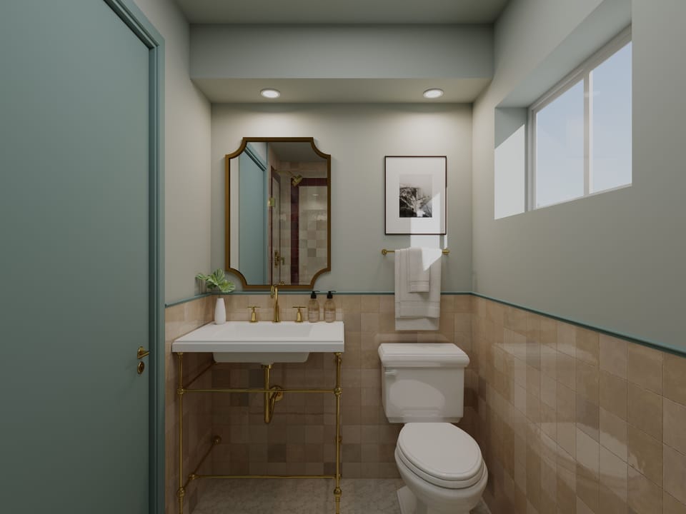 Classic Room, 1 King Bed | Bathroom | Shower, hair dryer, slippers, towels