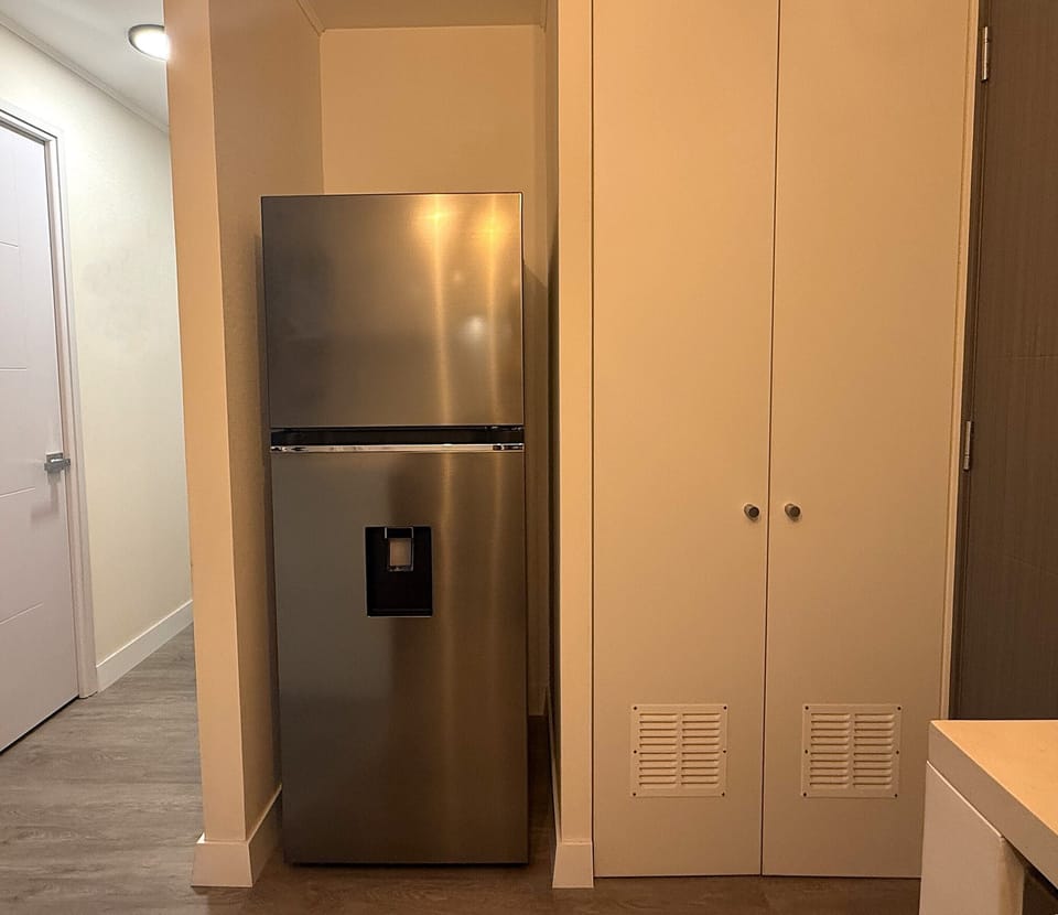 Superior Apartment, Balcony, City View | Private kitchen | Fridge, microwave, stovetop, coffee/tea maker