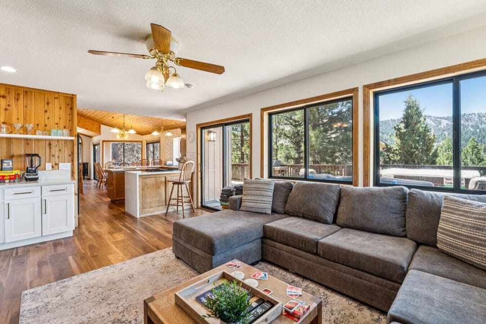 Family Room with Panoramic Forest & Resort Views