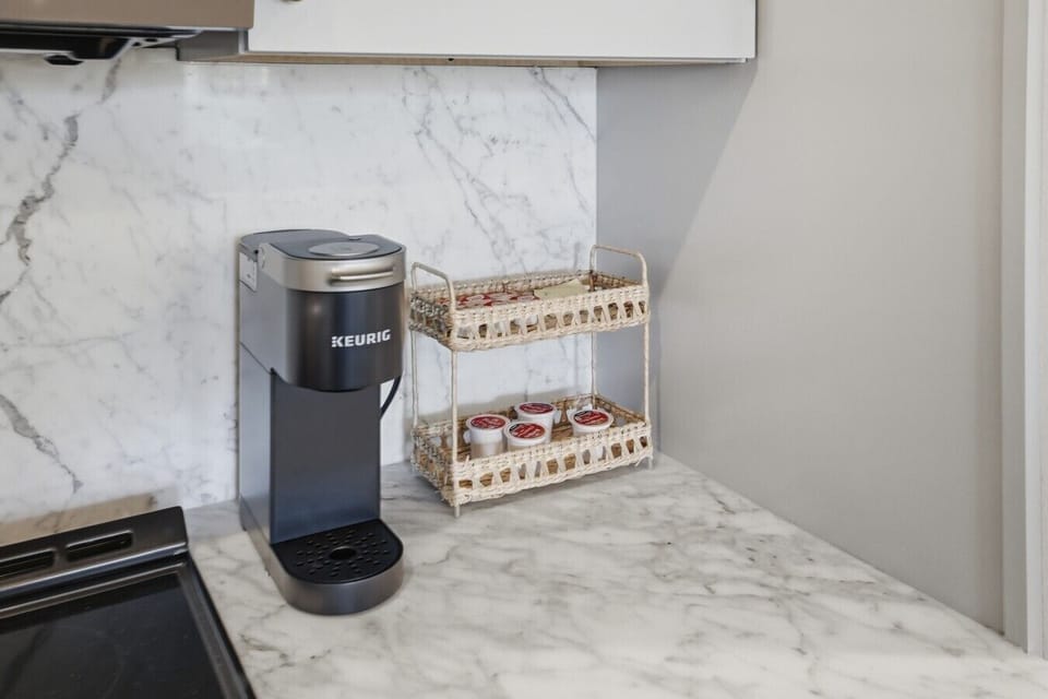 Coffee machine ready for easy mornings