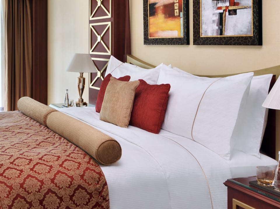 In-room safe, desk, laptop workspace, blackout drapes