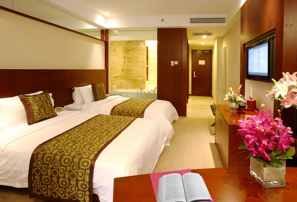 In-room safe, desk, laptop workspace, blackout drapes