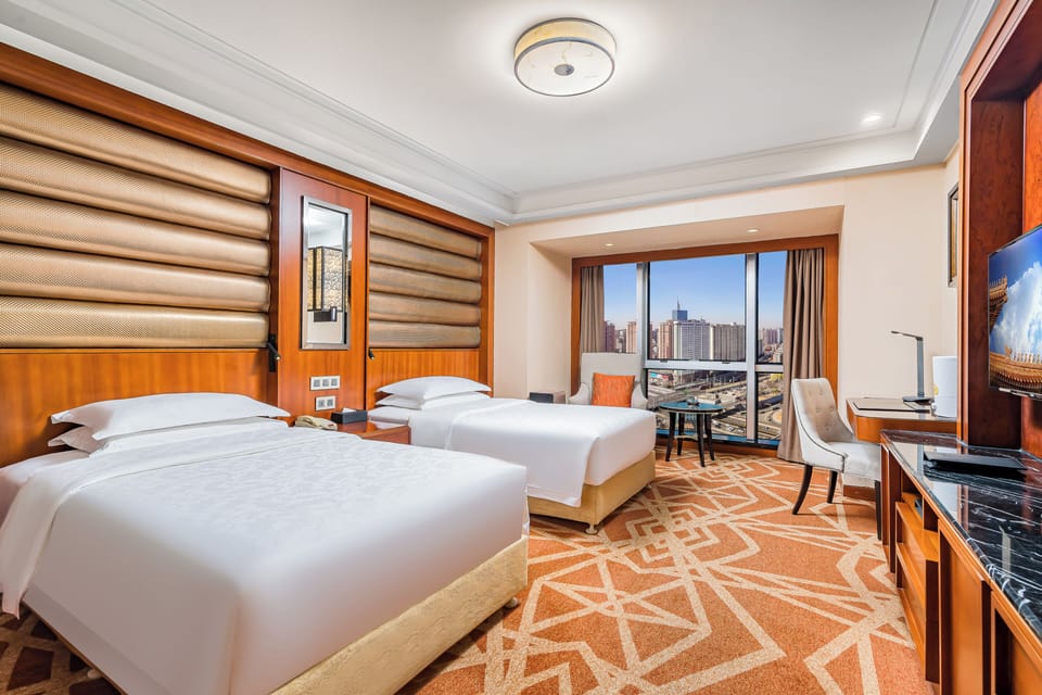 Superior Double or Twin Room, City View | Hypo-allergenic bedding available, in-room safe, desk, laptop workspace