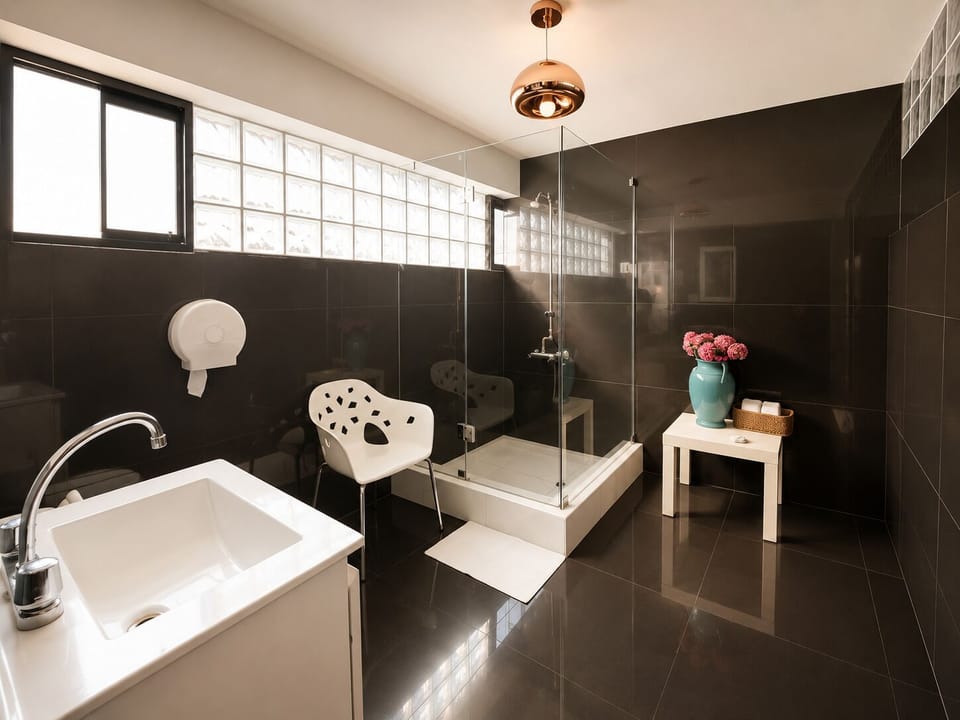 Deluxe Double Room, 1 King Bed, Ensuite | Bathroom