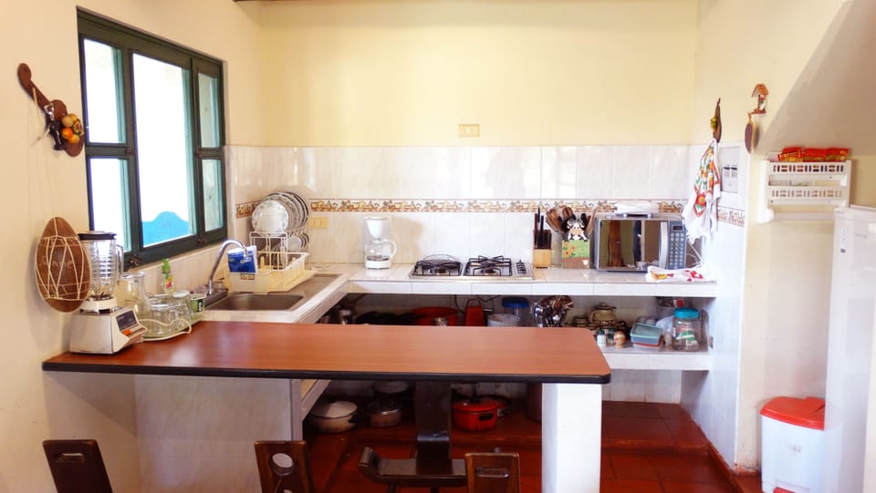 Cabin, 5 Bedrooms, 2 Bathrooms | Private kitchen | Full-size fridge, microwave, oven, stovetop