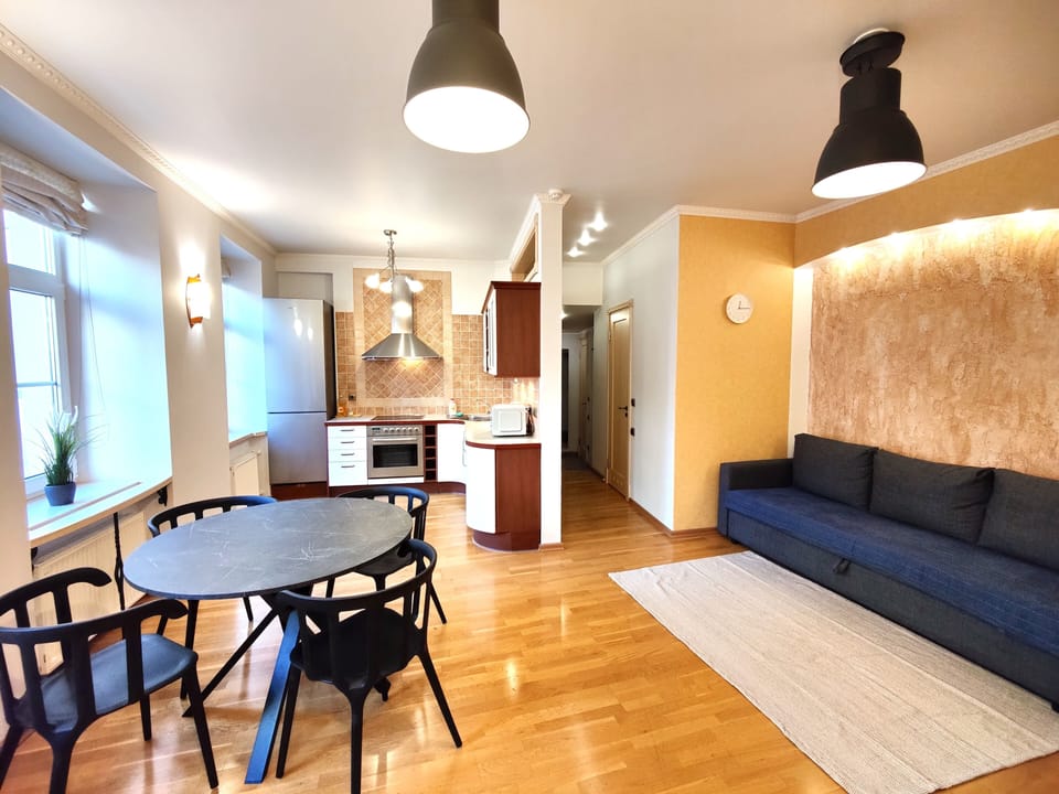 Apartment, 1 Bedroom | Living area | 32-inch LED TV with digital channels, TV