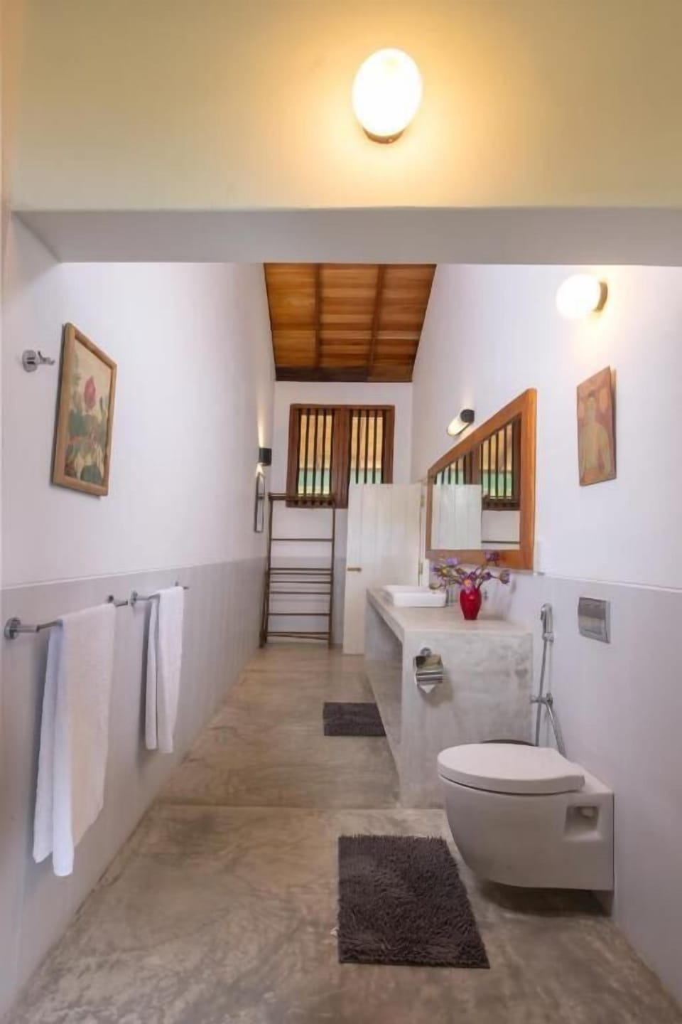 Shower, free toiletries, hair dryer, soap