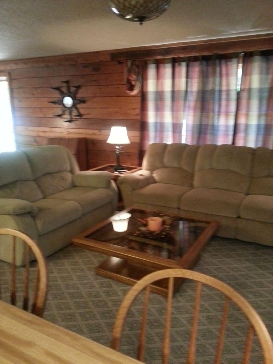 Cabin, 2 Bedrooms | Living room | TV