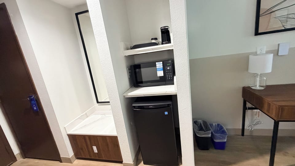 In-room safe, desk, iron/ironing board, WiFi (free)