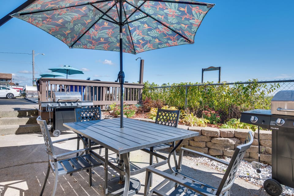 The Beachfront Condotel | Community Grill Area