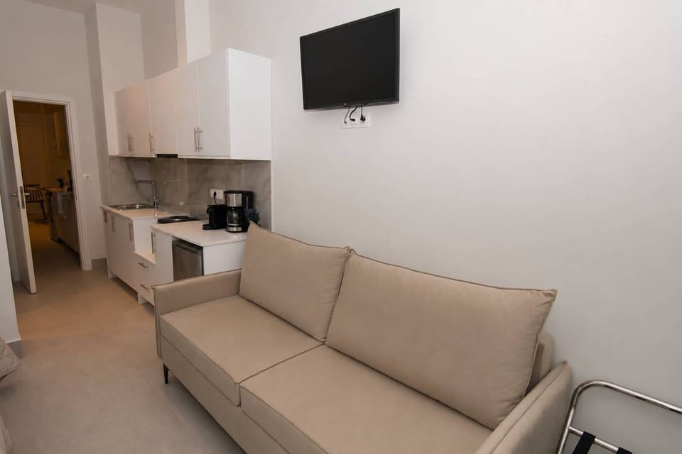 Comfortable lounge area to unwind after a day at the beach