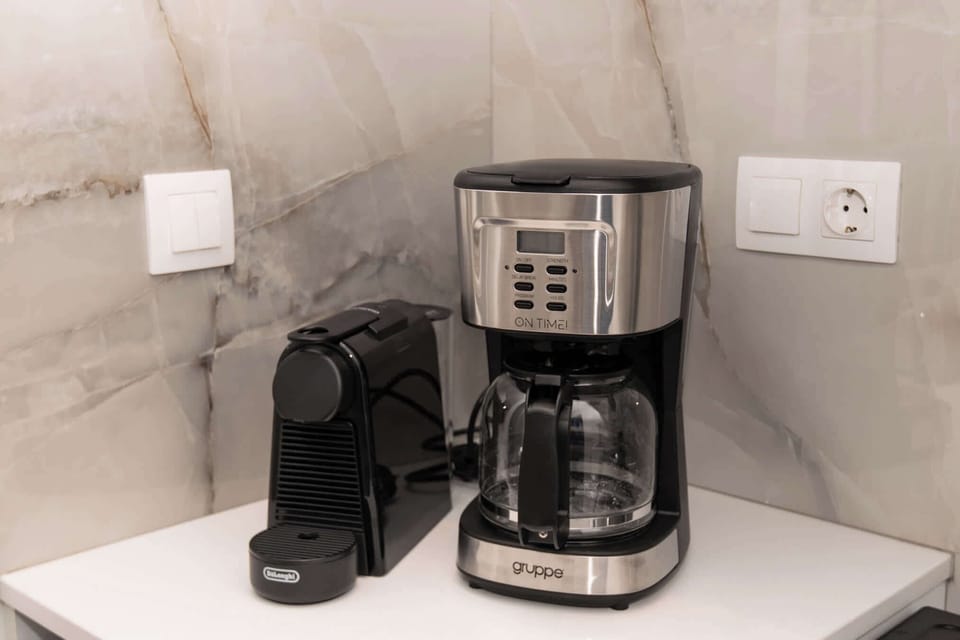 Coffee station with everything needed for a perfect start