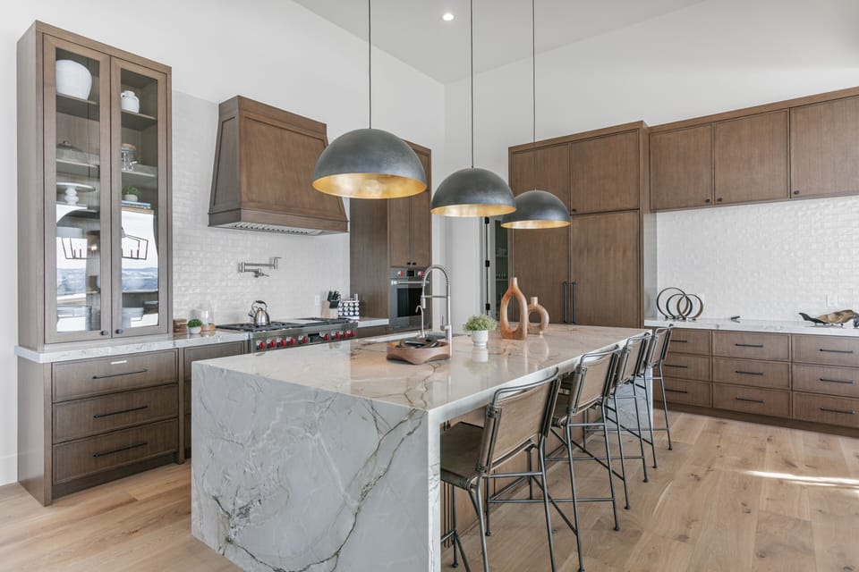 Indoors, Kitchen, Kitchen Island, Furniture, Floor