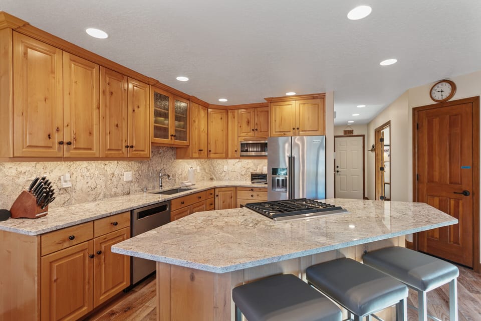 Indoors, Kitchen, Kitchen Island, Cooktop, Furniture