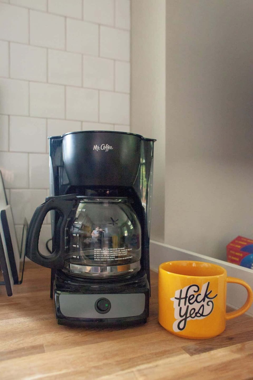complementary organic items such as coffee and all the condiments to get your morning off to a good start